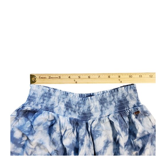 PINK Victoria's Secret Shorts Women's Size Small Blue Tie Dye Elastic Waist - Picture 3 of 7